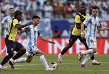 Argentina vs. Ecuador Messi